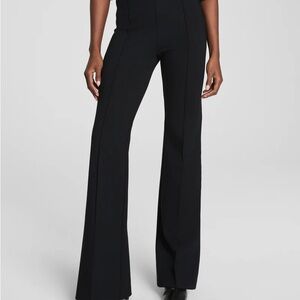 SPANX Navy Ponte Flare Dress Pants
